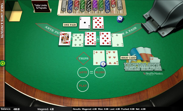 Ultimate Texas Holdem Online Game